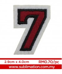 007 Embroidery Sticker